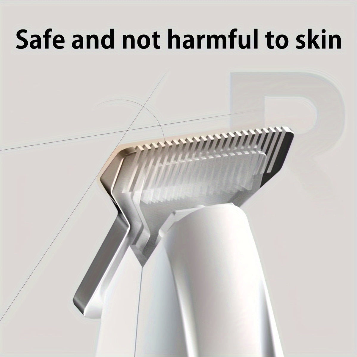 Safe Low Noise Pet Grooming Clippers - LED Light Support, USB and Battery Longevity