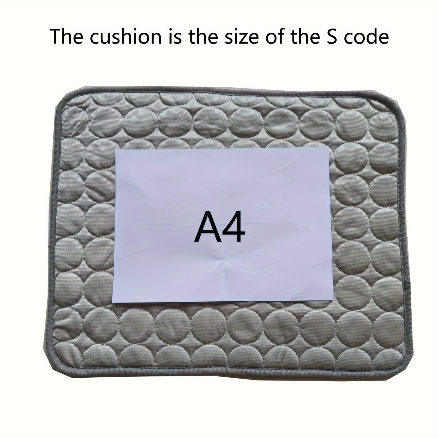 Cooling Dog Bed, Bite-Resistant Pet Mat, Breathable Ice Silk Cushion for Summer Comfort