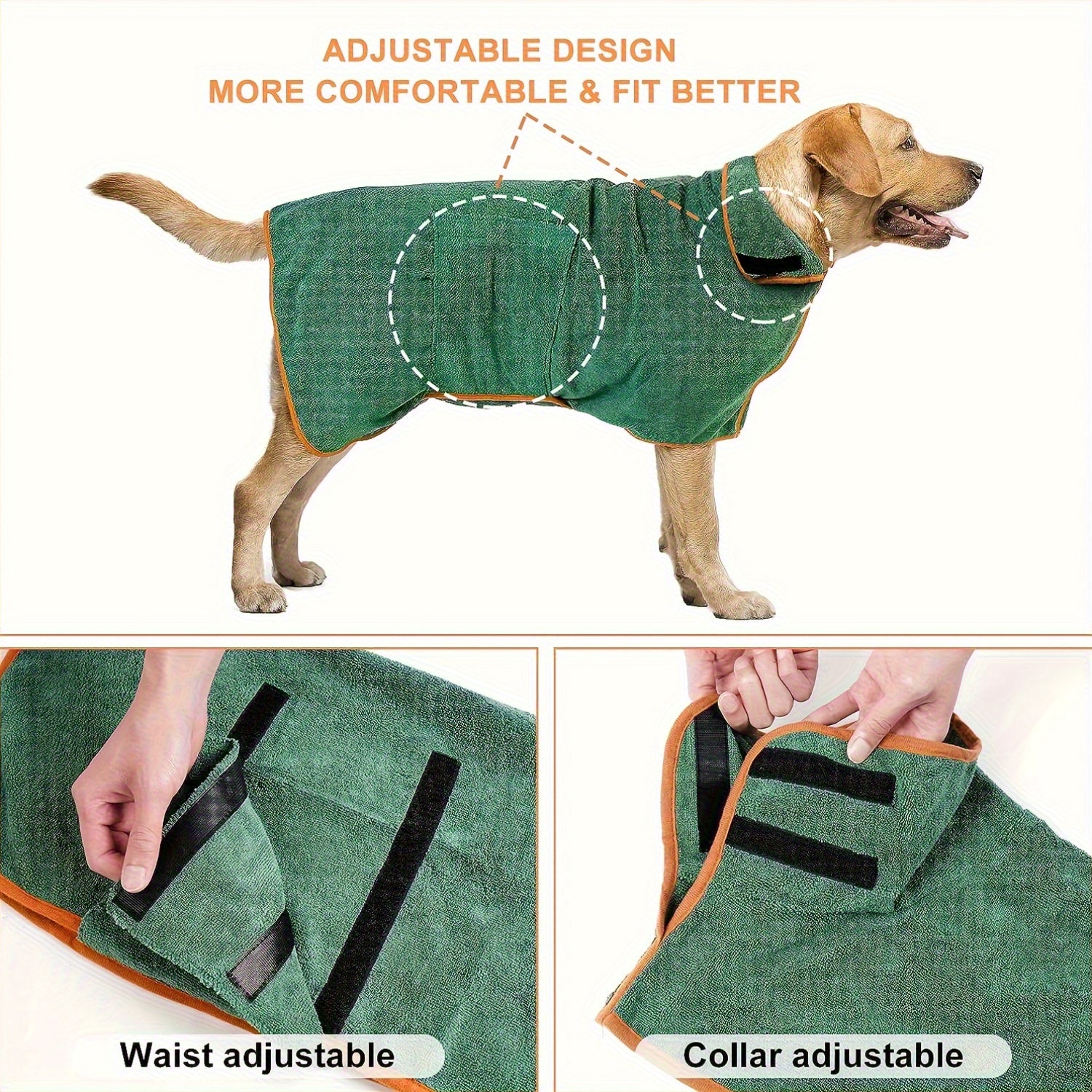 Super Absorbent Quick-Dry Dog Drying Coat