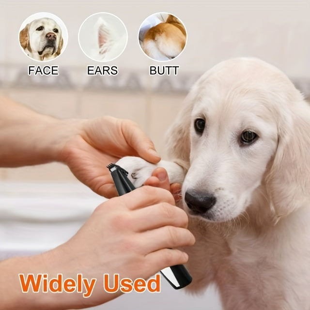 Pet Hair Clipper Dog Grooming Clipper Kit USB Rechargeable Dog Cat Shaver Clipper Cordless Electric Quiet Pet Grooming Tool