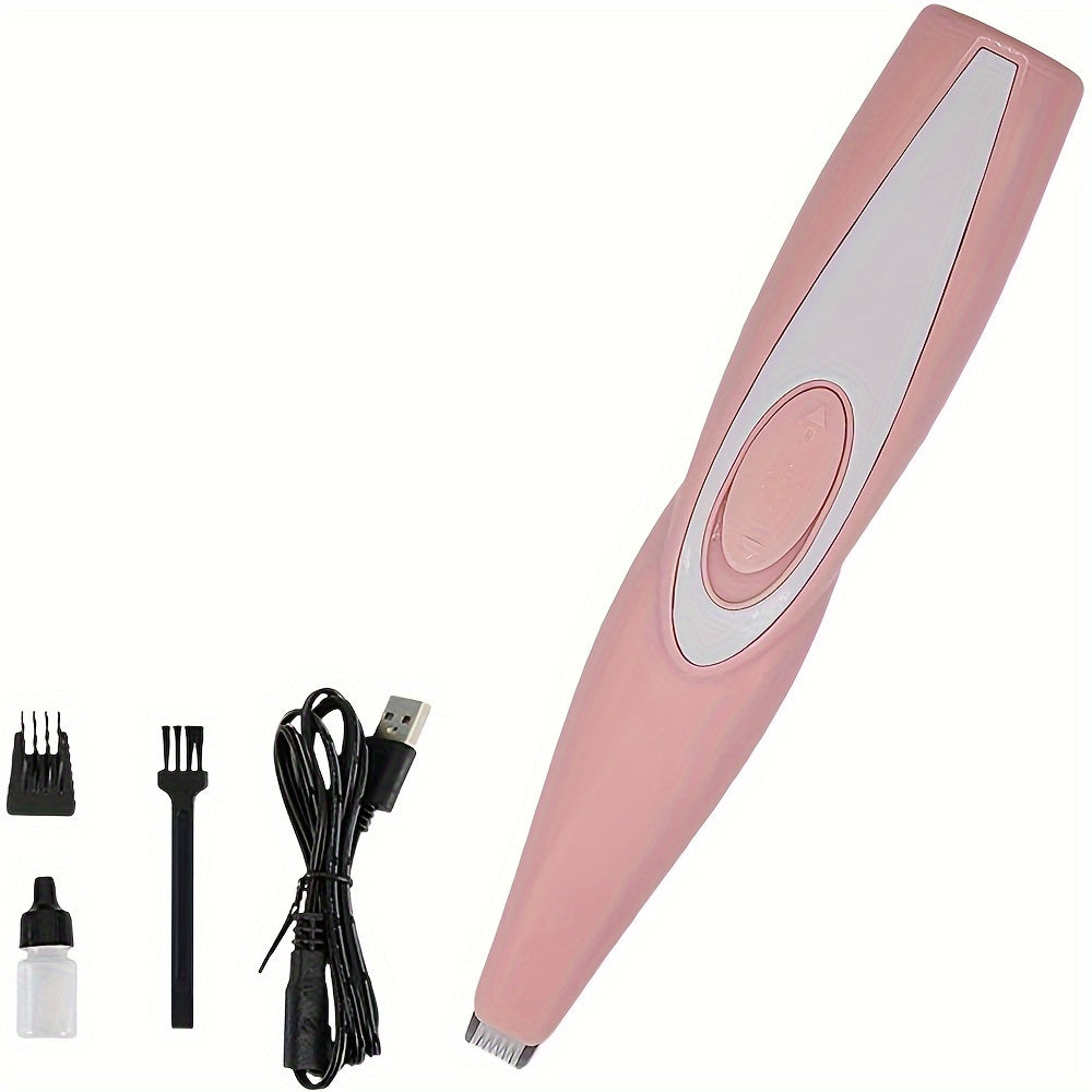 Pet Hair Clipper Dog Grooming Clipper Kit USB Rechargeable Dog Cat Shaver Clipper Cordless Electric Quiet Pet Grooming Tool