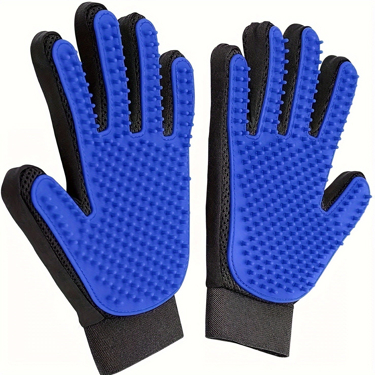 2pcs Pet Glove, Pet Grooming Bathing Washing Hair Remover Brush Fur Mitts, For Cat Dog Horse Rabbit Animal