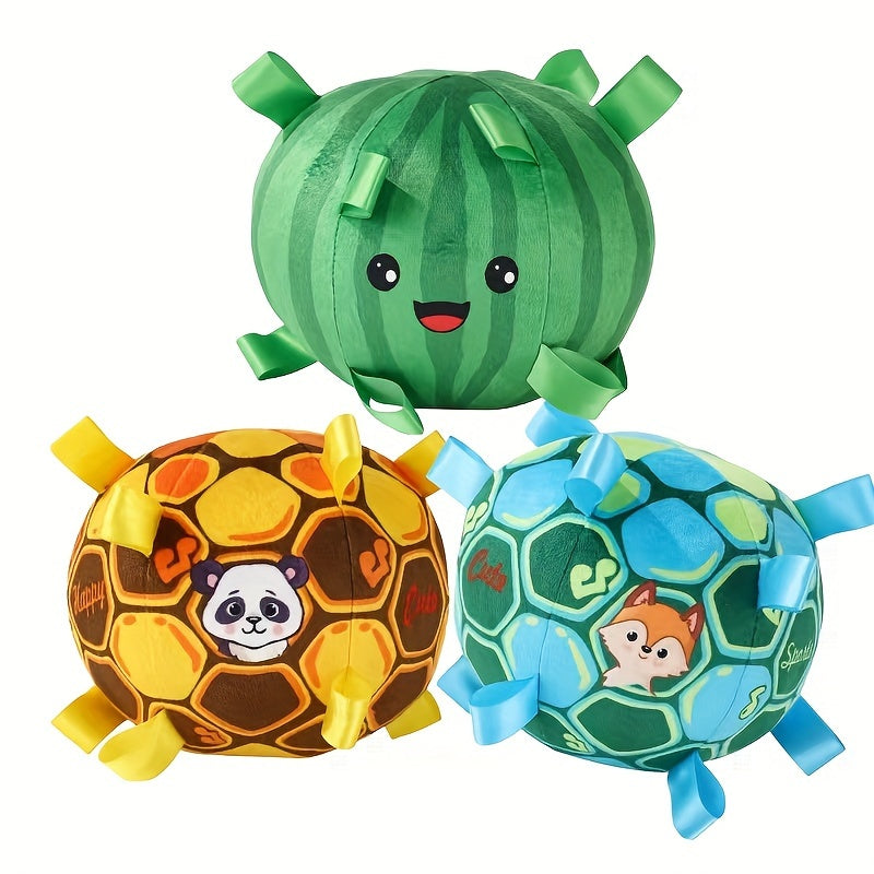 Durable Pet Toy Ball For Dog & Cat With Straps, Dog Chewing Ball Toy For Training Playing Teeth Cleaning, Interactive Fetch Pet Toy For Small Medium Large Dogs