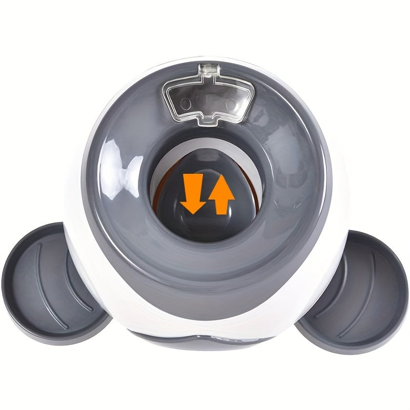 2-Ball Interactive Dog Ball Machine - Intelligent Food Dispenser, Tennis Ball Thrower, and Pet Toy for Training and Feeding - Indoor Use for Small and Large Dogs, Non-Automatic Launch, Adjustable Difficulty, Durable Construct