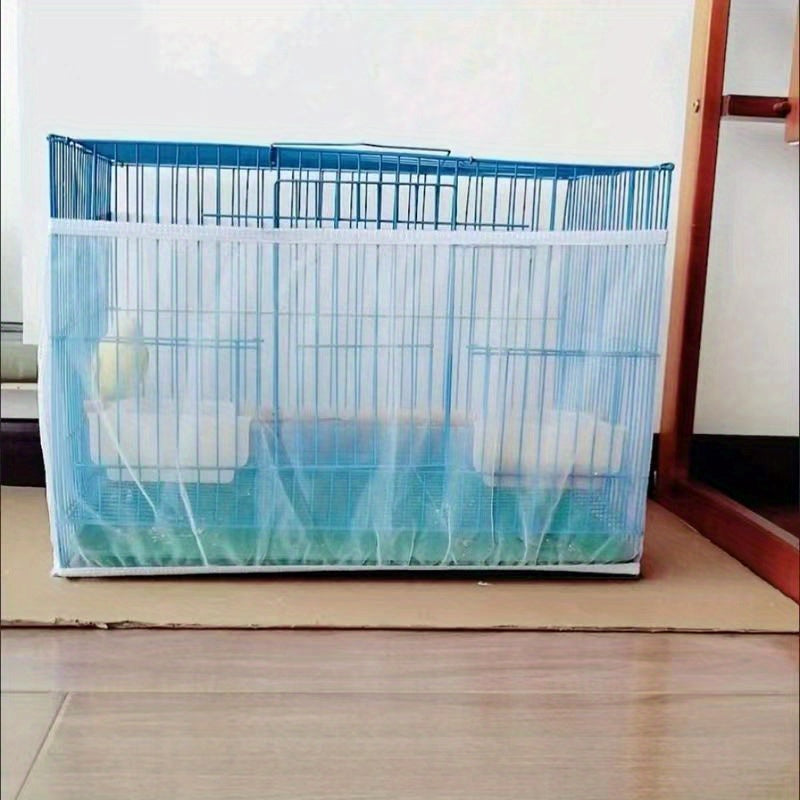 A Soft Mesh Bird Cage Cover - Easy Cleaning, Keeps Your Birdcage Clean and Fresh, Perfect for Small to Medium Birds, Birdcage Accessories