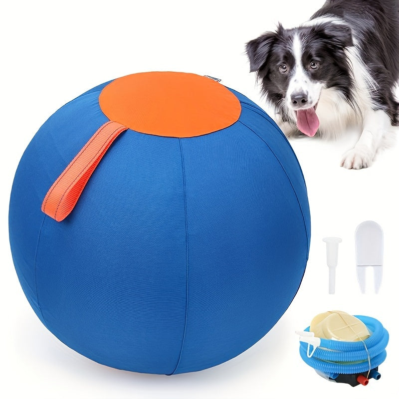 Inflatable Pet Toy Balls, 21.7-inch Dog Balls, Golden Retriever Anti-biting Balls, Soothing Boredom, Teasing Pet Training Balls, Dog Polo Pet Toys, Cattle And Dogs Herdsman Balls, Australian Shepherd Herdsman Balls (m Yards 2