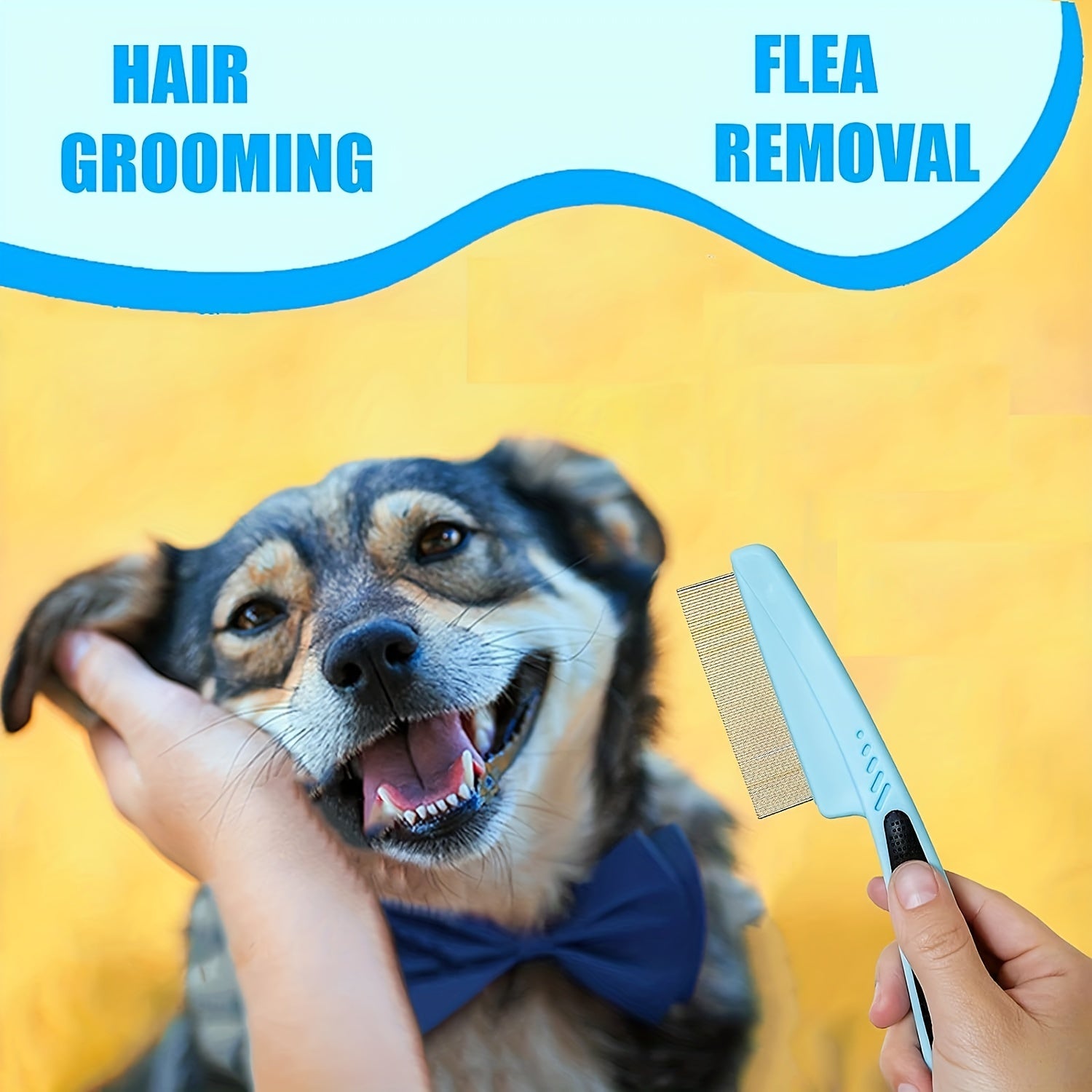 7 Pack Pet Grooming Set, Hair Removal Comb For Dog, Flea Comb, Dog Shampoo Brush, Pet Nail Clippers, Dog Toothbrush Set