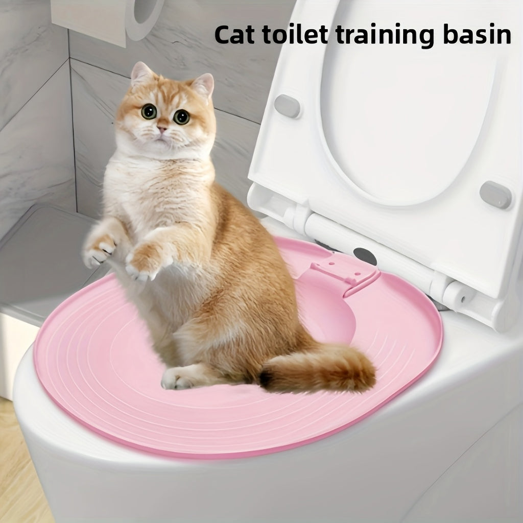 Universal Large Cat Litter Box with Splash Guard, Multi-Functional Cat Toilet, Pet Supplies, Easy-to-Clean Litter Training Tray for Cats, Cat Bathroom, Large Size Cat Training Bowl, Washable Pet Accessories, Home Pet Essentia