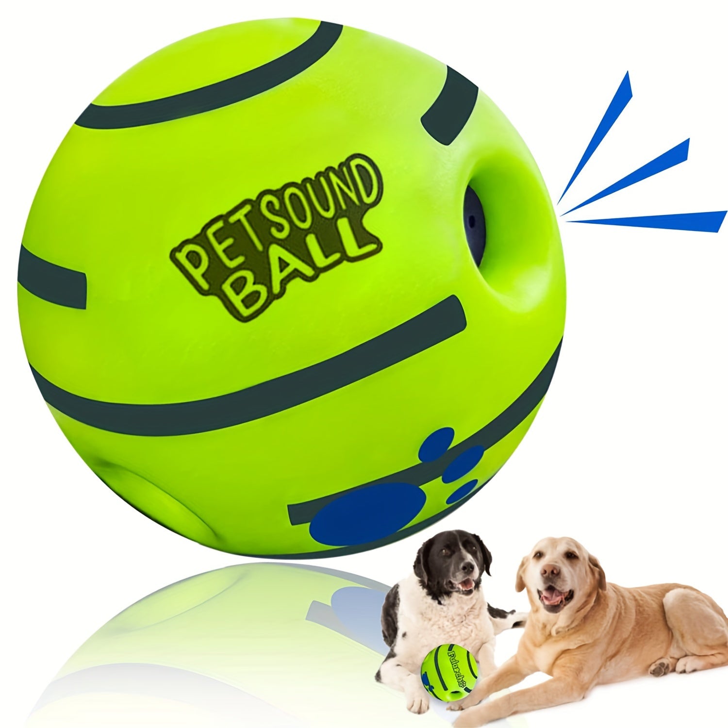 Durable Squeaky Dog Chew Toy Ball