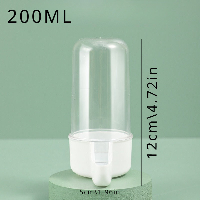 2pcs Automatic Bird Feeder And Waterer, Hanging Bird Water Dispenser, Parrot Automatic Feeder, Bird Cage Feeder And Drinker Set For Parrot Pigeon Lovebirds