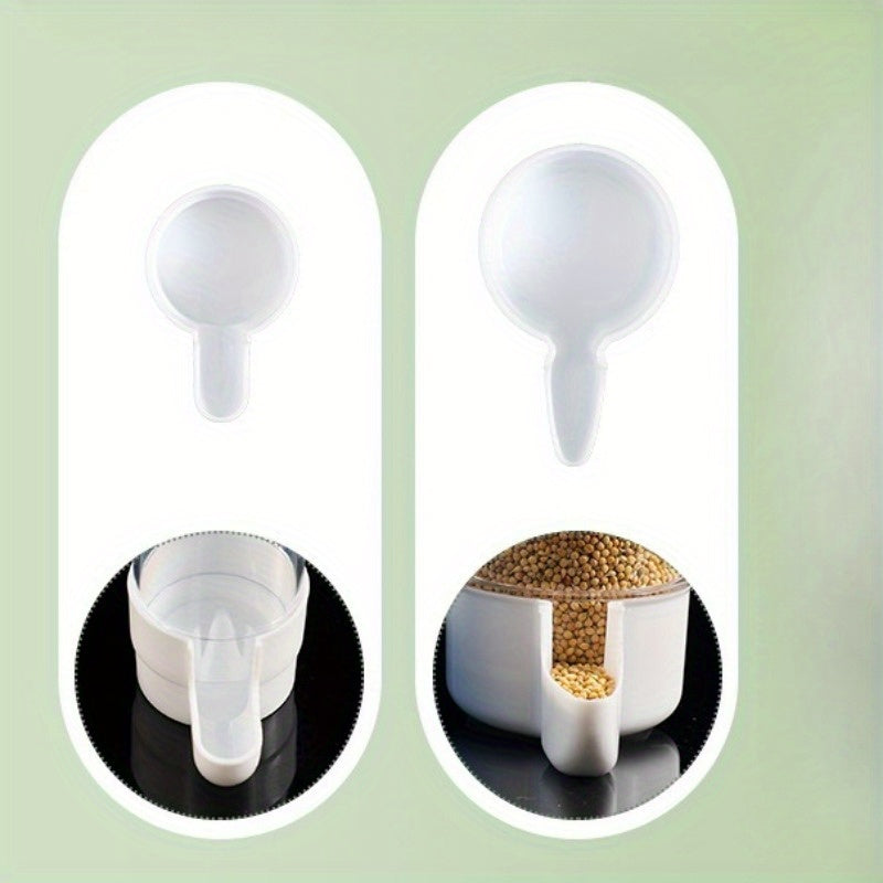 2pcs Automatic Bird Feeder And Waterer, Hanging Bird Water Dispenser, Parrot Automatic Feeder, Bird Cage Feeder And Drinker Set For Parrot Pigeon Lovebirds