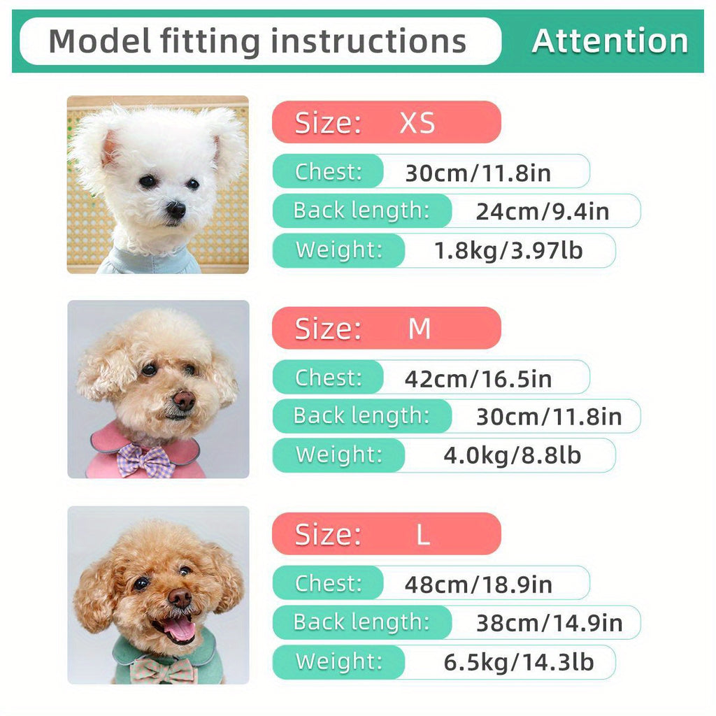 1pc Teddy Bear Pom Pom Skirt Dog Dress - All-Season Knit Polyester Pet Apparel, Snap Button Princess Dress for Small Breeds, Hand Washable, Cute Bear Tulle Skirt for Christmas Gift