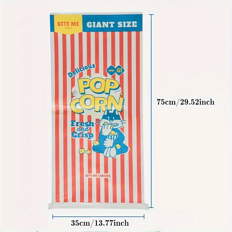 Interactive Popcorn Bag Pet Toy for Cats and Dogs - Durable and Fun Stress-Relief Plaything, Non-Toxic Material, No Batteries Required