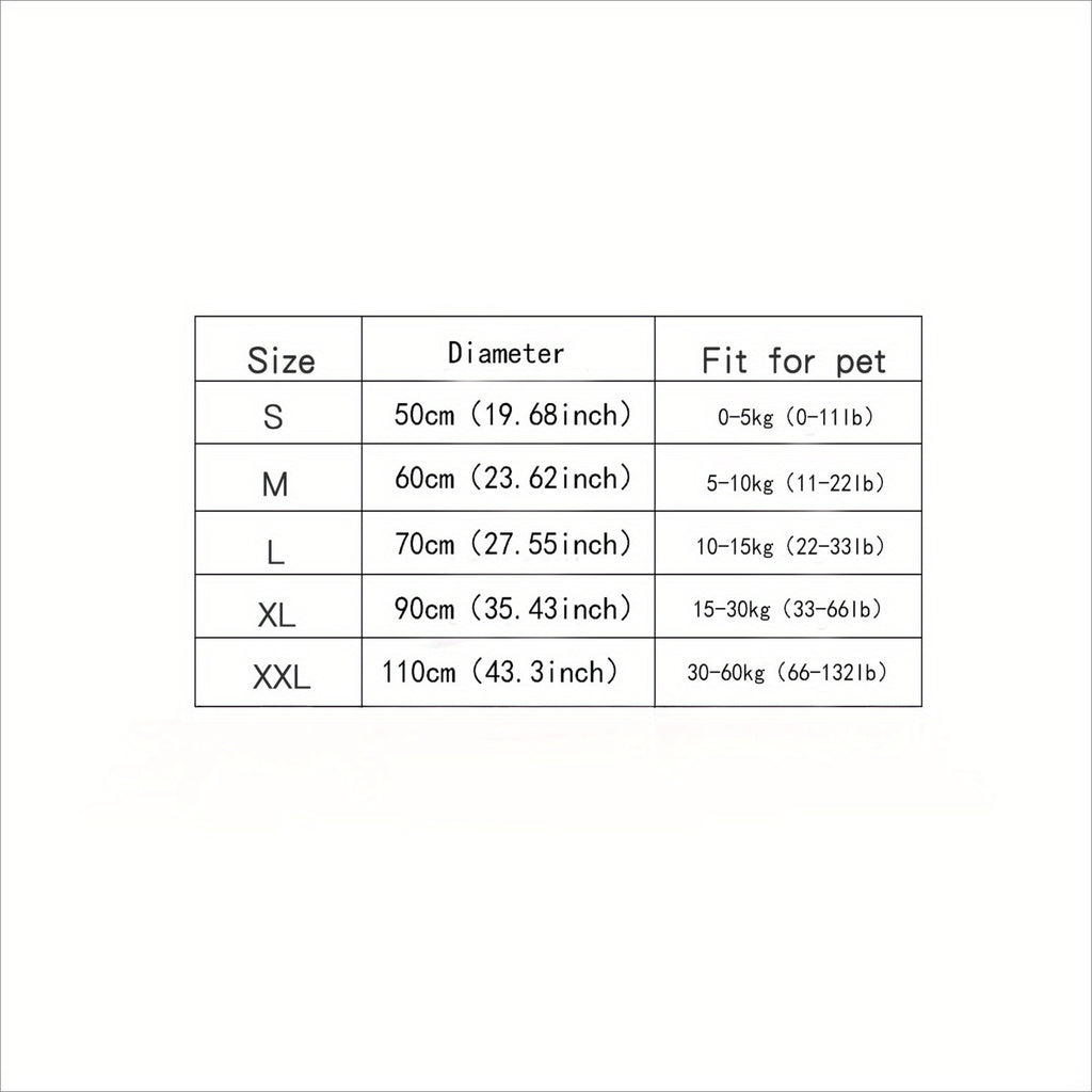 [Long-haired Pet Bed] Soft 60/70/90/110CM Long-haired Pet Bed - 1Pc Dog Beds for Small, Medium, Large Dogs - Warm Christmas Present