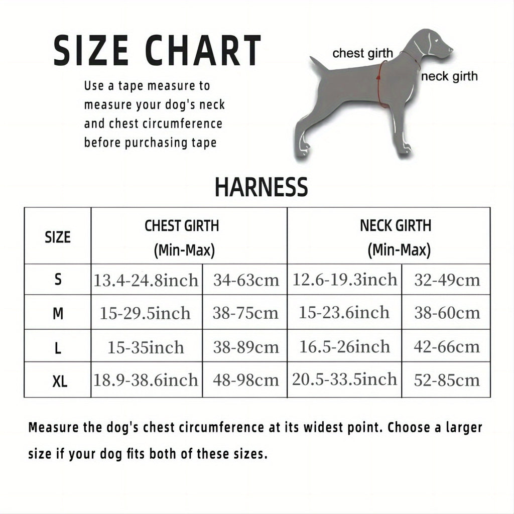 1pc Escape-Proof Dog Harness, Reflective No-Pull Pet Harness with 2 Metal Rings and Easy Control Handle, Adjustable and Comfortable Soft Padded Dog Vest for Easy Walking, Black