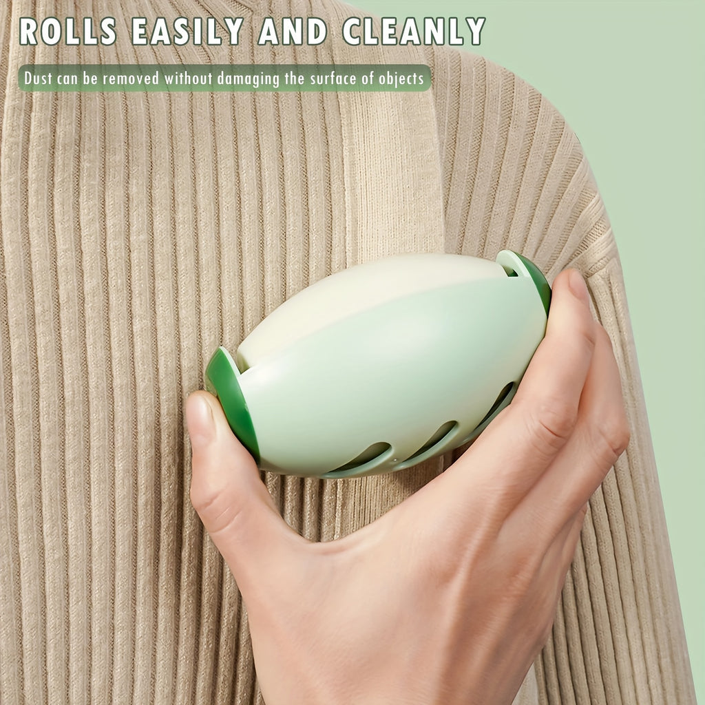 High-Quality Manual Lint Roller - Reusable & Washable Pet Hair Remover, Powerful Dust Cleaning with Durable Plastic Handle, No Batteries Required for Home Use, Lint Remover