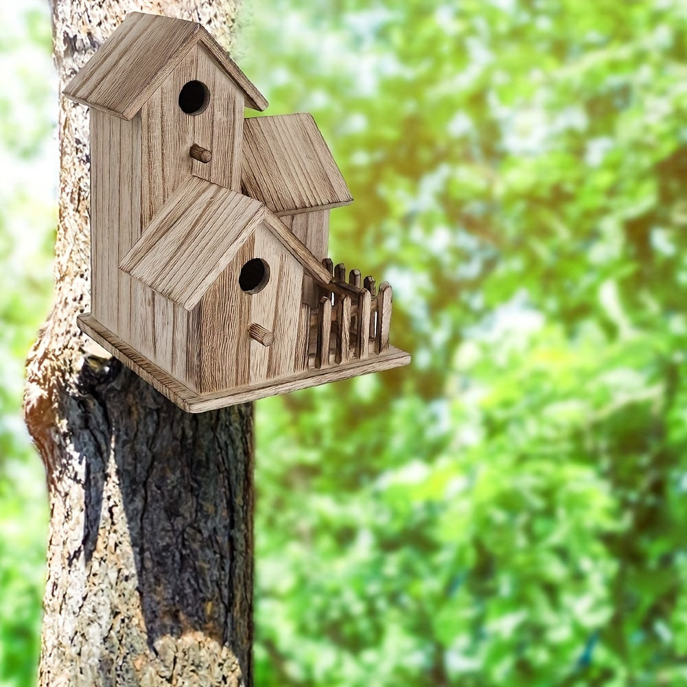 Beautiful Wooden Bird House - Create a Cozy Home for Your Feathered pet!
