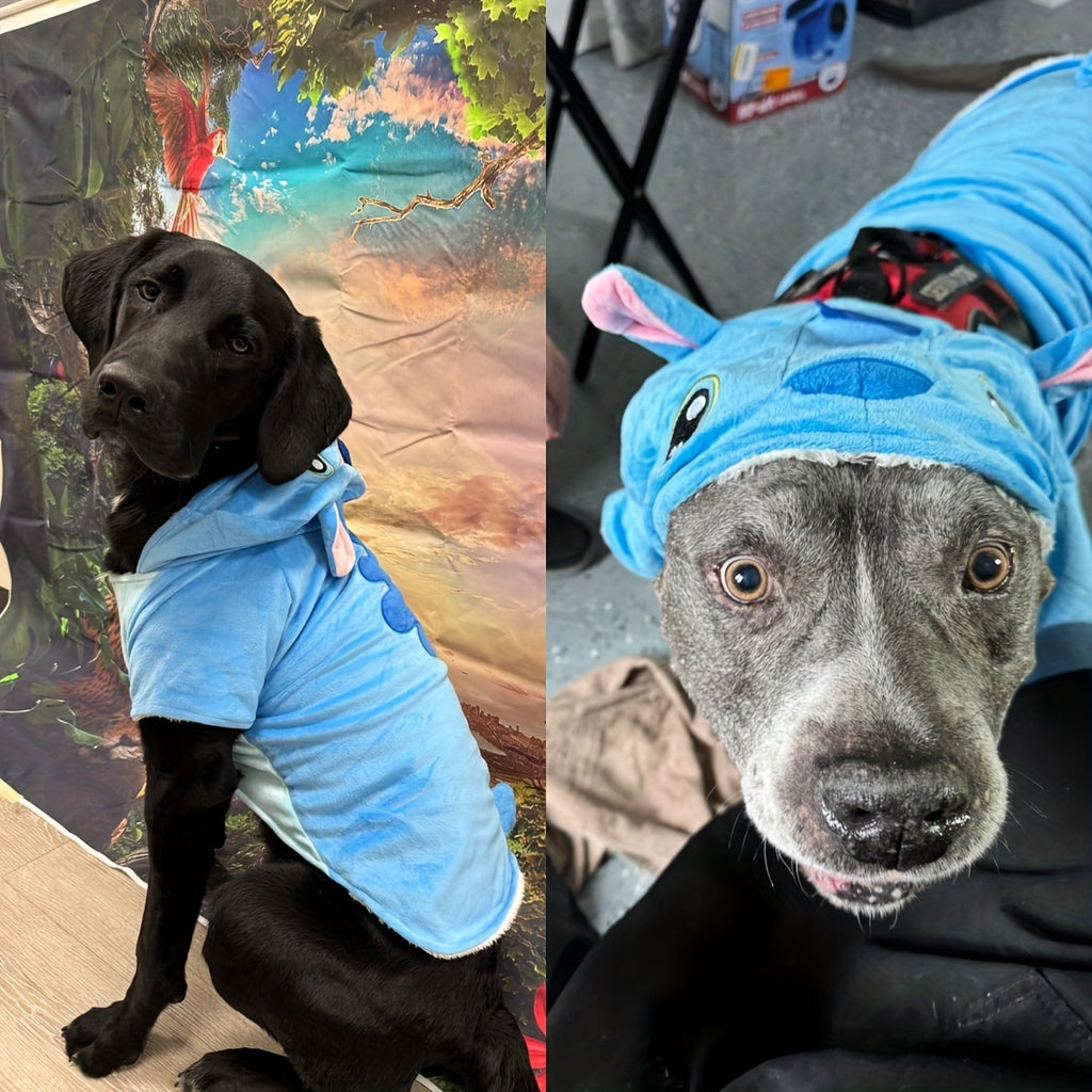 Halloween & Christmas Pet Hoodies - Cute Cartoon Animal Costumes for Dogs & Cats, Soft Polyester Knit Fabric, XS to 7XL Sizes, Fun Holiday Outfits with Bats, Ghosts, and Snowmen Designs, Dog Costume, Festive Pet Apparel, Play