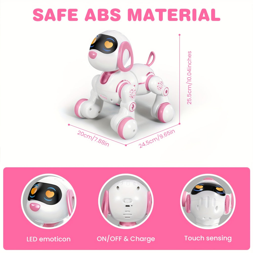 FUUY Robot Dog Toy for Kids, singing and dancing interactive companion pet Pet  toy dogs Gifts for boys and girls aged 3 4 5 6 years old