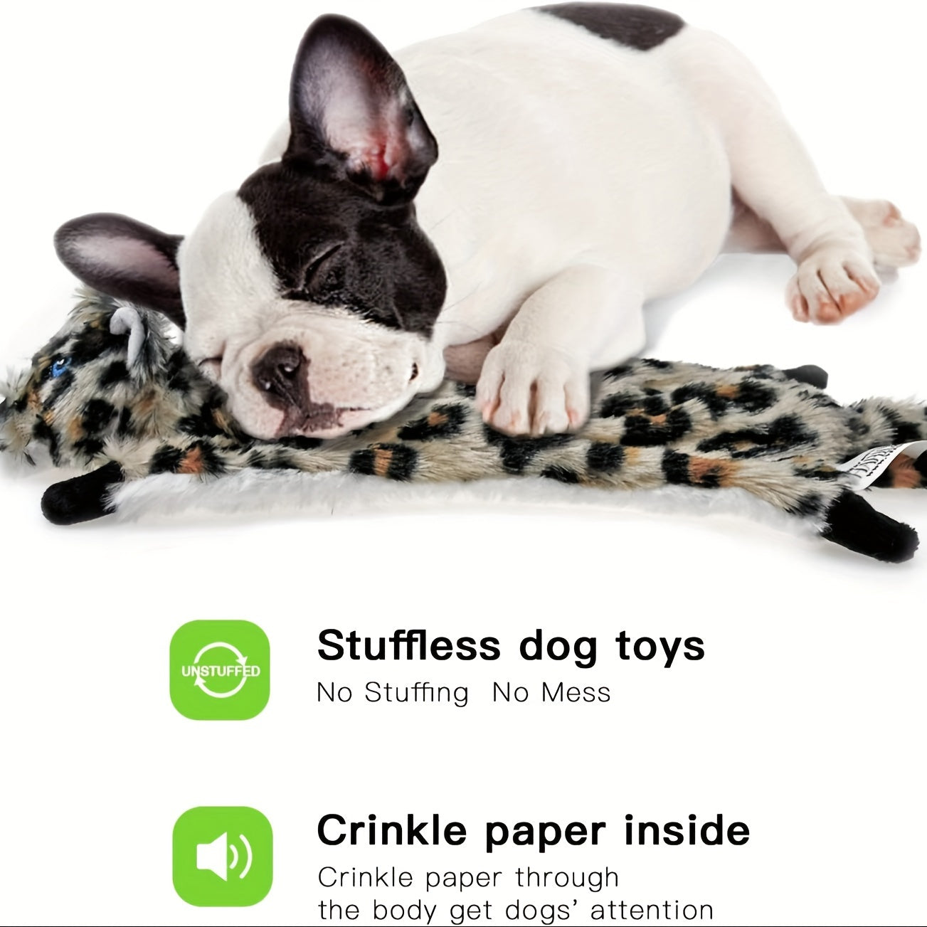 6 Packs Dog Squeaky Toys No Stuffing Dog Toys Crinkle Dog Toys For Small Dogs Durable Dog Chew Toys Plush Cute Animals Natural Puppy Toys For Teething Pet Toys Squeak Random Color