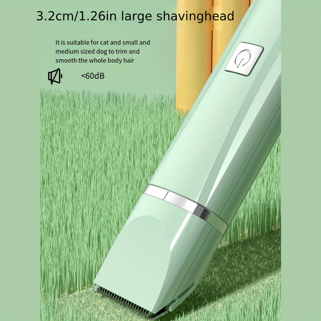 4 In 1 USB Rechargeable Dog Hair Clippers For Grooming, Electric Dog Nail Trimmers, Foot Hair Shaver, Pet Grooming Tool For Dogs & Cats