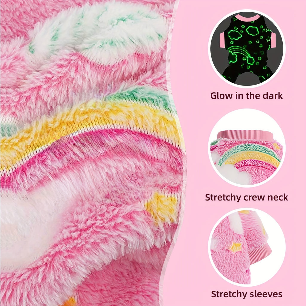 Dog Pajamas For Small Dogs, Fall Winter Dog Pjs Cute Extra Small Puppy Clothes, 4 Legs Dog Sweater Jumpsuit, Soft & Stretchy Dog Onesies Pet Apparel Outfits For Chihuahua Yorkie Cat