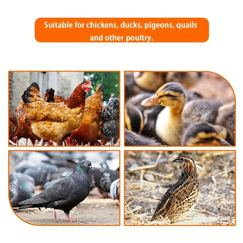 6/12/20pcs Automatic Chicken Waterers with Cleaning Brush - Premium PP Self-Stopping Dispensers for Coop Farming | Durable, Tool-Free Install | Ideal for Chickens, Ducks, Poultry & Birds | Leak-Proof & Easy to Refill