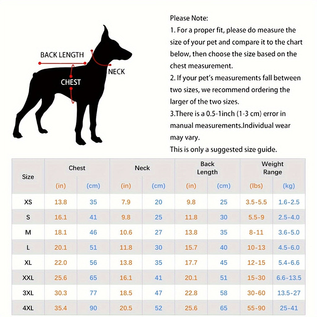 8pcs Dog Shirts for Small & Medium Dogs