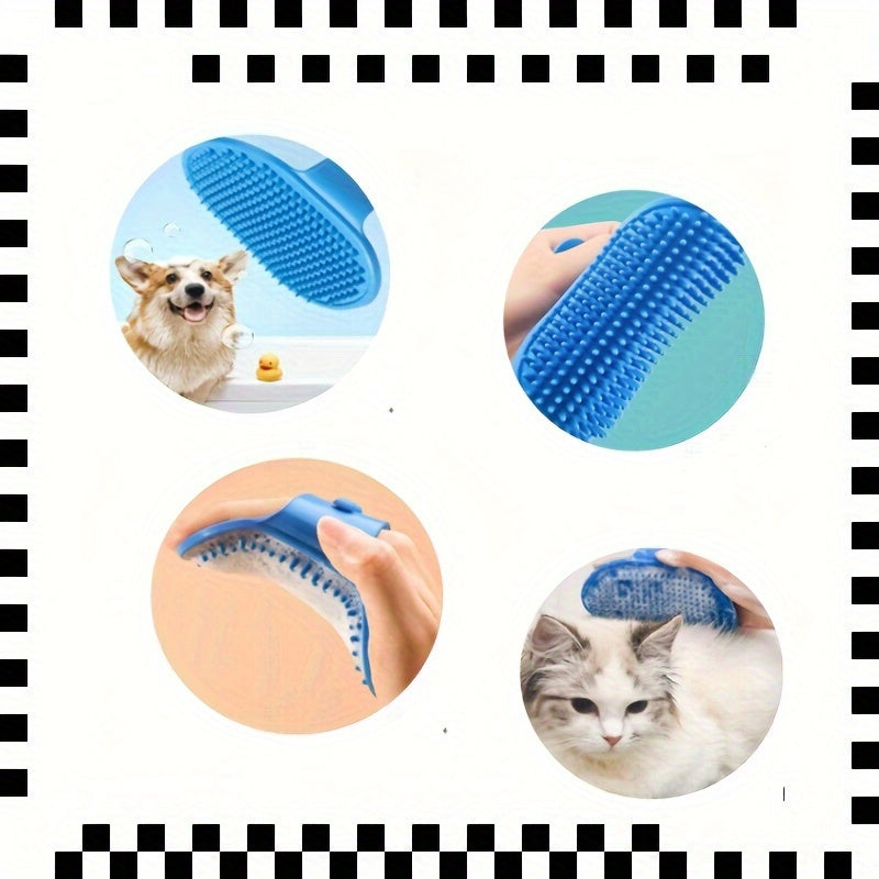 [8-Piece Pet Grooming Kit Uncharged] 8-Piece Pet Grooming Kit for Dogs - PP Material, Uncharged, Battery-Free - Includes Shampoo Brush, Flea Comb, Nail Clippers, Toothbrush, and More