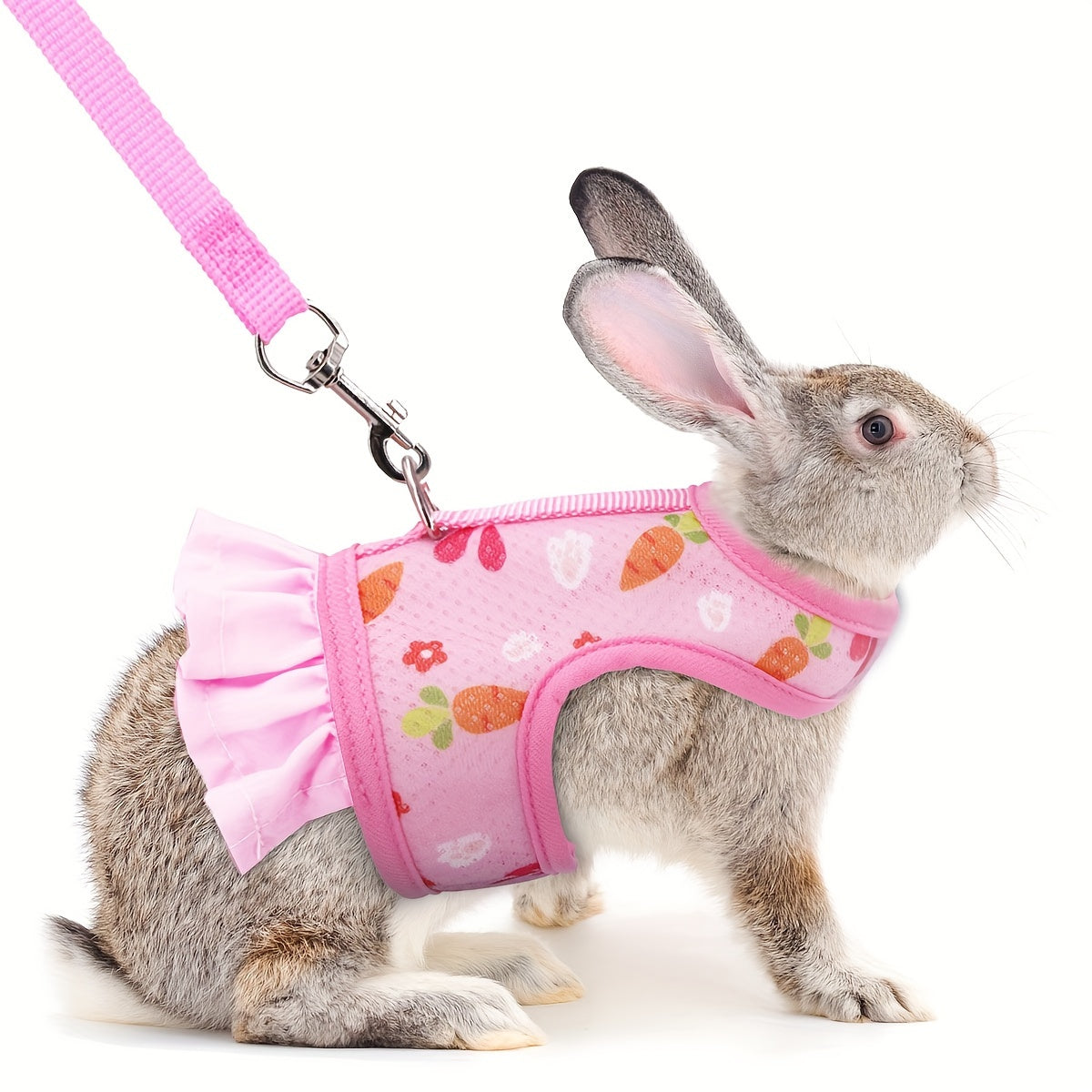 1pc Rabbit Chest Harness, Bunny Traction Rope, Small Pet Harness, Rabbit Vest