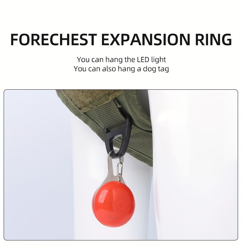 1pc Service Dog Harness, Reflective Dog Vest Harness, Adjustable Soft Oxford Pet Harness, Inner Layer Mesh, Breathable and comfortable, Easy to Control for Small Medium Large Dogs Random Buckle