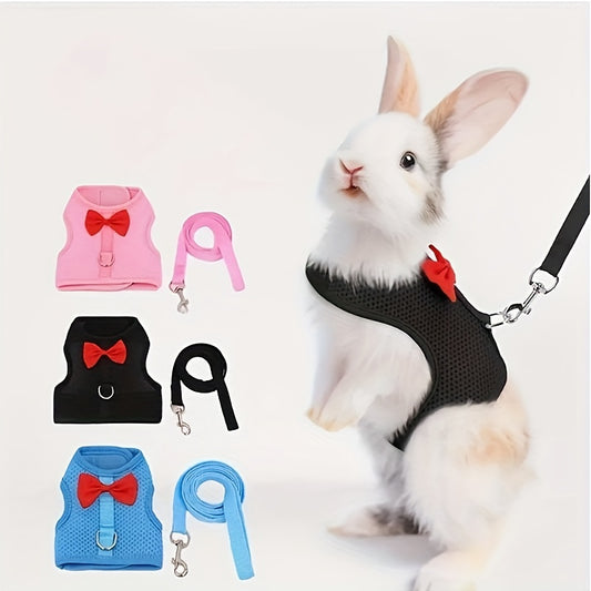 Exclusive Rabbit Leash and Hamster Chest Harness Paired with Stylish Rabbit Clothes for Safe and Fashionable Pets