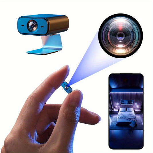 Landshine WiFi Security Camera - Motion Detection, Night Vision & USB Charging - Indoor Surveillance for Pets, Youngsters, Nanny with App Control