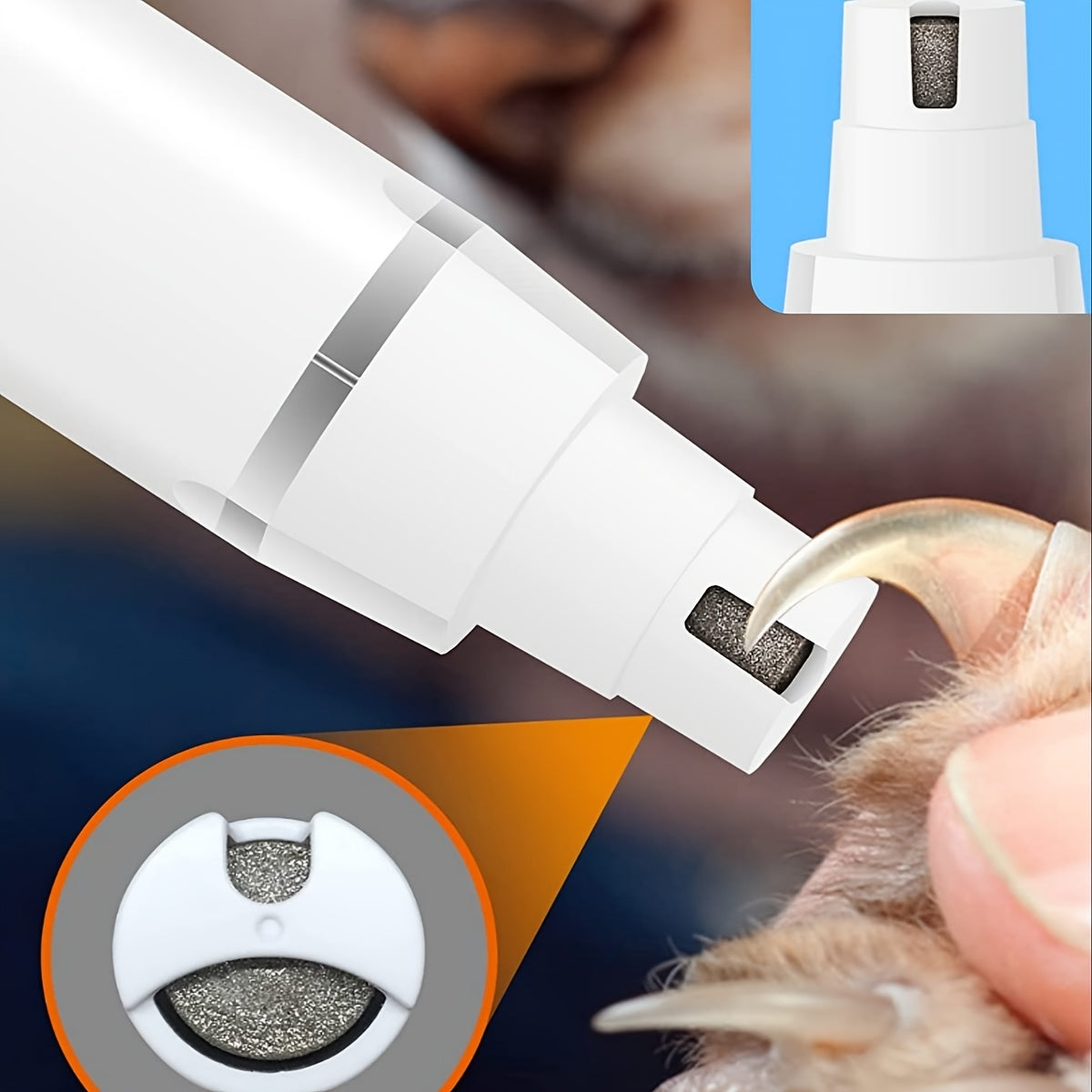 4 In 1 USB Rechargeable Dog Hair Clippers For Grooming, Electric Dog Nail Trimmers, Foot Hair Shaver, Pet Grooming Tool For Dogs & Cats