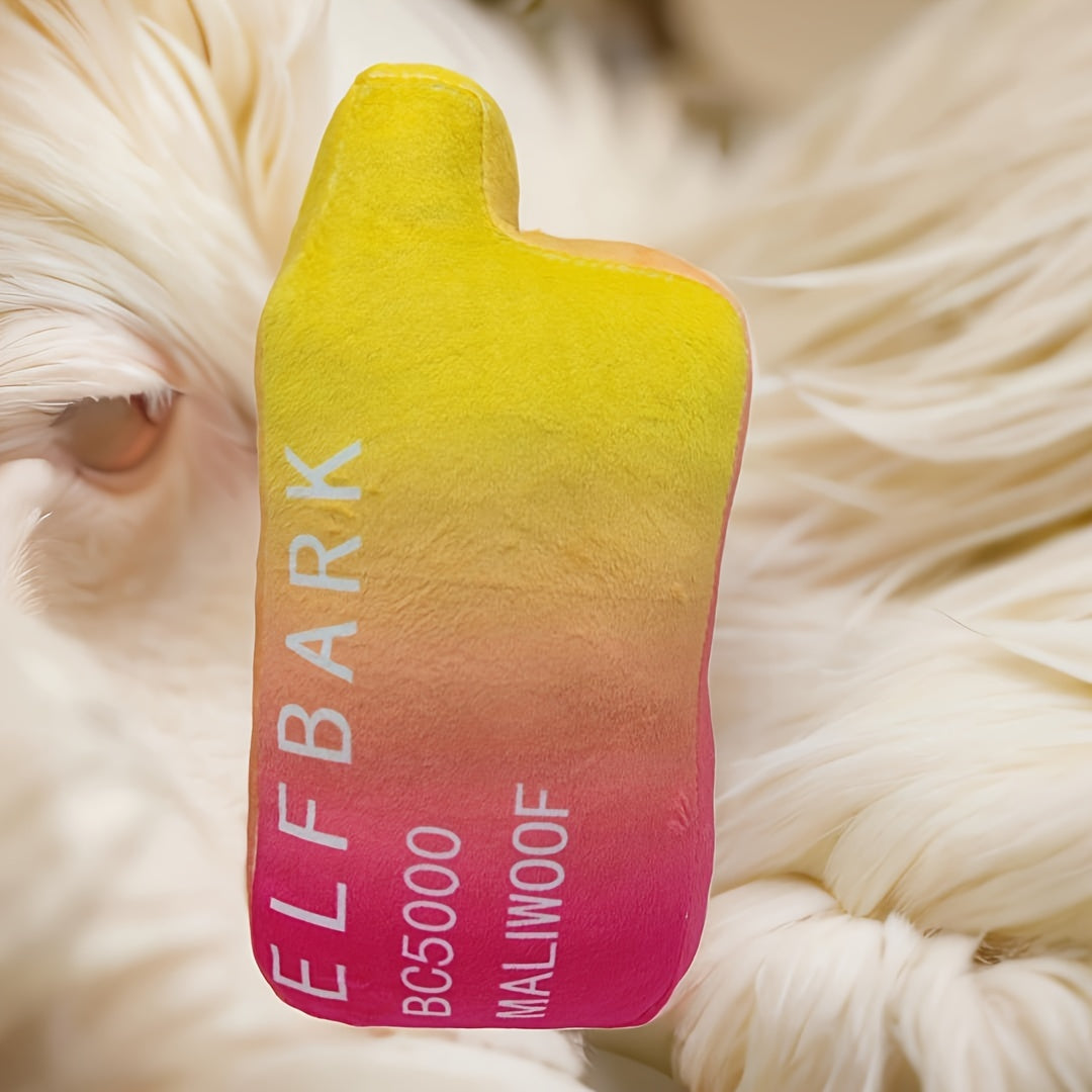 [For All Breed Sizes Dog Toy] Elfbark Plush Dog Toy, Squeaky Sound Dog Toy for Small, Medium, Large Dogs, Durable Bite-Resistant Pet Toy, Polyester, All Breed Sizes