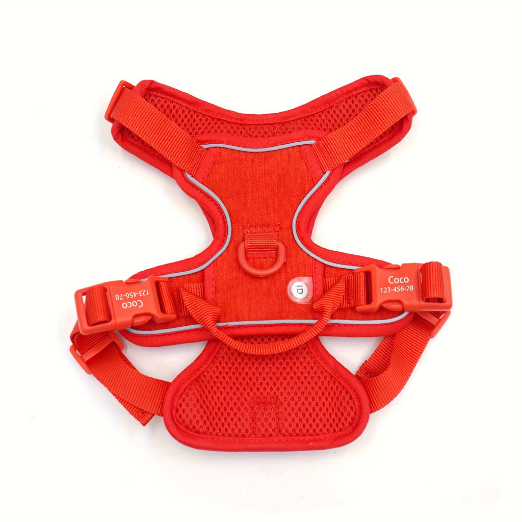 Fashionable And Cute Corduroy Pet Harness