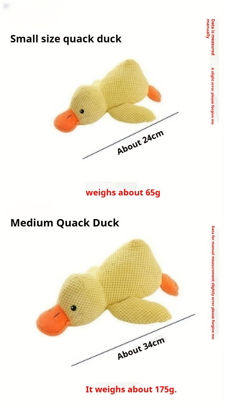 [Durable Plush] Durable Plush Squeaky Dog Toy | For All Dog Breeds | Plush | Squeaky, Chew Resistant, Interactive | Pet Toy | Without Battery