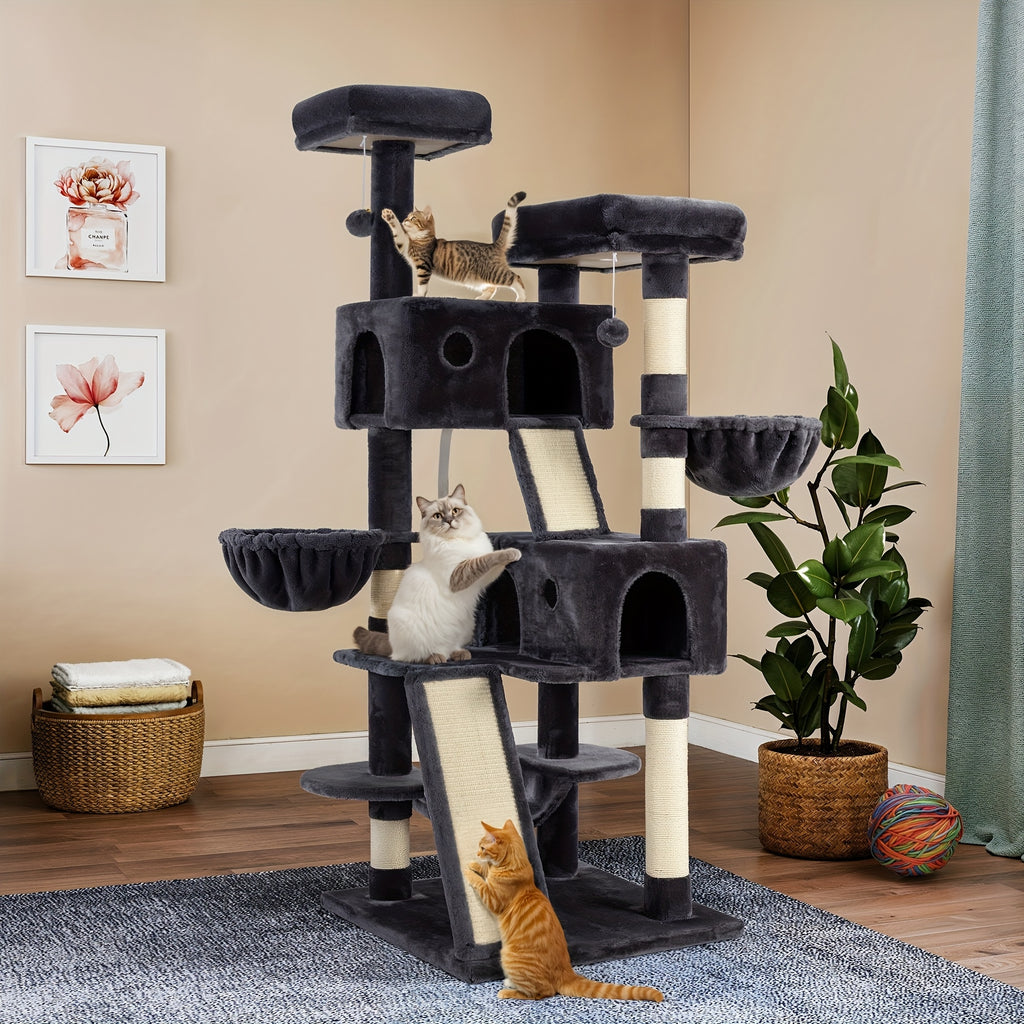 Multi-Level Cat Tree Tower for Indoor Cats