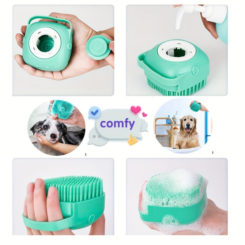 [8-Piece Pet Grooming Kit Uncharged] 8-Piece Pet Grooming Kit for Dogs - PP Material, Uncharged, Battery-Free - Includes Shampoo Brush, Flea Comb, Nail Clippers, Toothbrush, and More