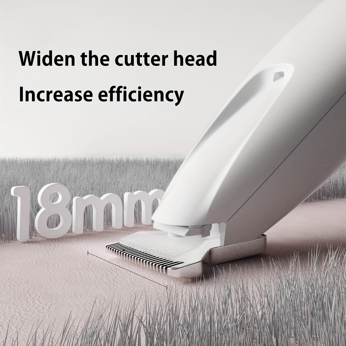 Safe Low Noise Pet Grooming Clippers - LED Light Support, USB and Battery Longevity