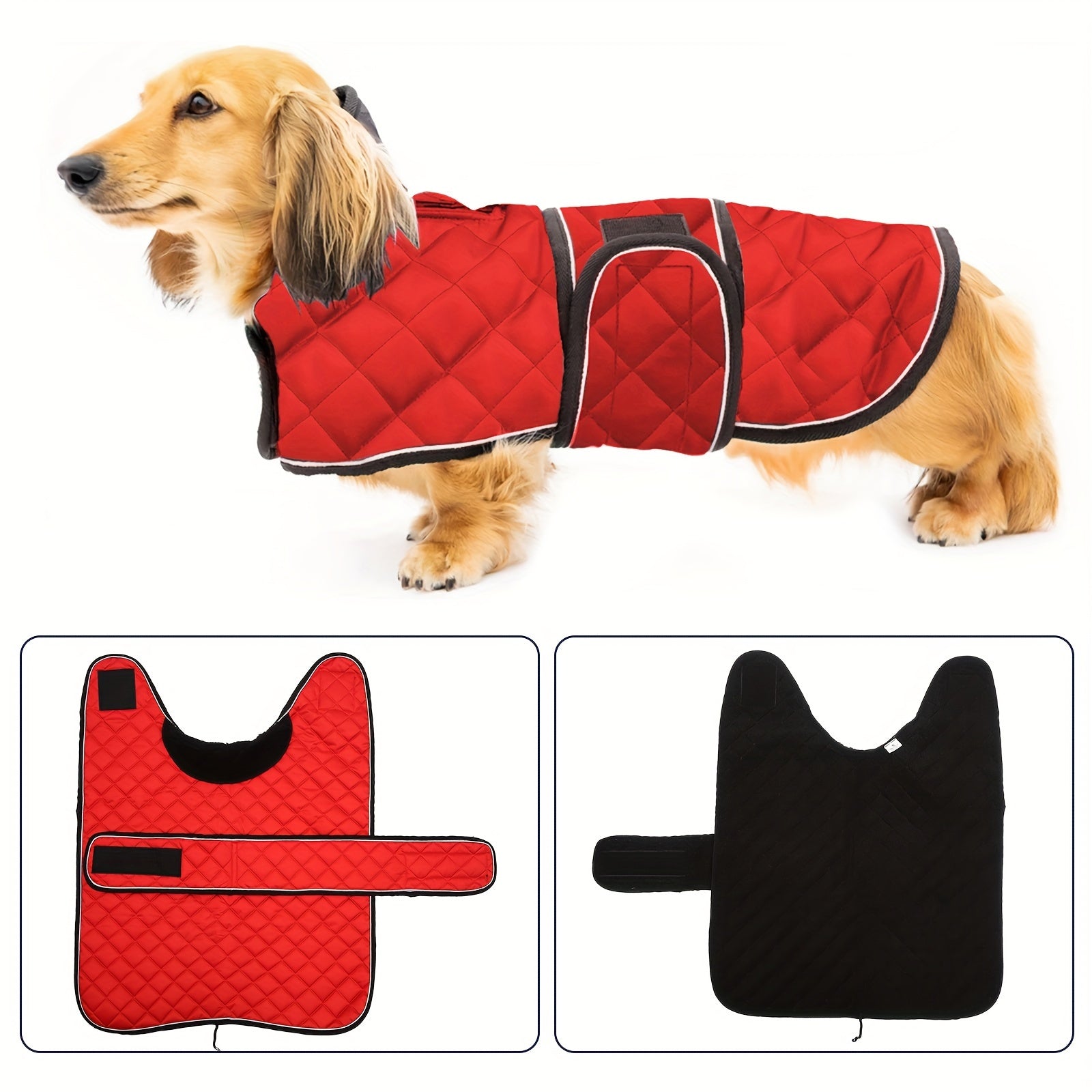 Winter Dog Coat - Soft Fleece Lined for Ultimate Warmth, Windproof and Waterproof for Outdoor Protection - Perfect for Dogs of All Sizes, Ideal Winter Clothing for Outdoor Activities, Pet Apparel for Cold Weather
