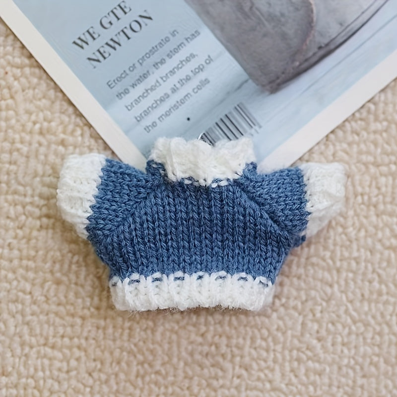 [Holiday Cheer] Handmade Hamster Sweater - Cozy Thick Knit Pet Apparel with Strawberry Accent, Ideal Christmas Gift for Small Animals, Polyester Fiber, Hamster Accessories