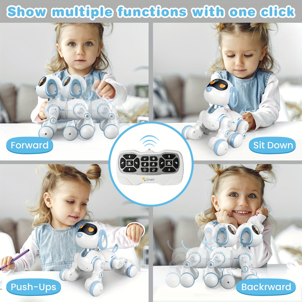 FUUY Robot Dog Toy for Kids, singing and dancing interactive companion pet Pet  toy dogs Gifts for boys and girls aged 3 4 5 6 years old