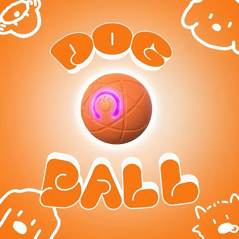 Interactive Gravity Bouncing Dog Toy - a Durable Chew Ball with an Automatic Teasing Feature, Rechargeable Lithium Polymer Battery, an Electric Pet Toy for Dogs to Entertain Themselves.