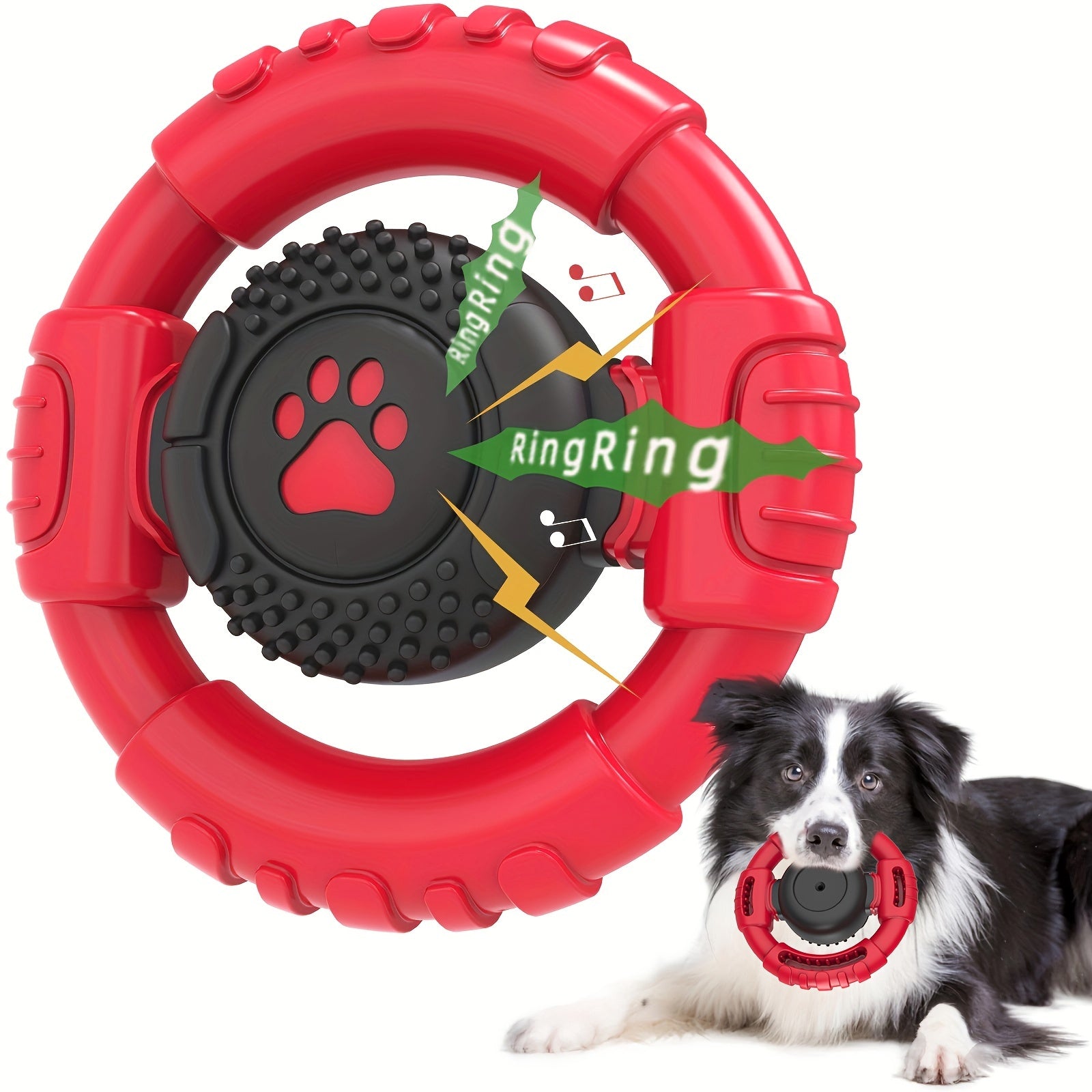 Dog Chew Toys Squeak Chewing Toys Durable Interactive Puppy Toy Teeth Cleaning Nylon Pet Toys