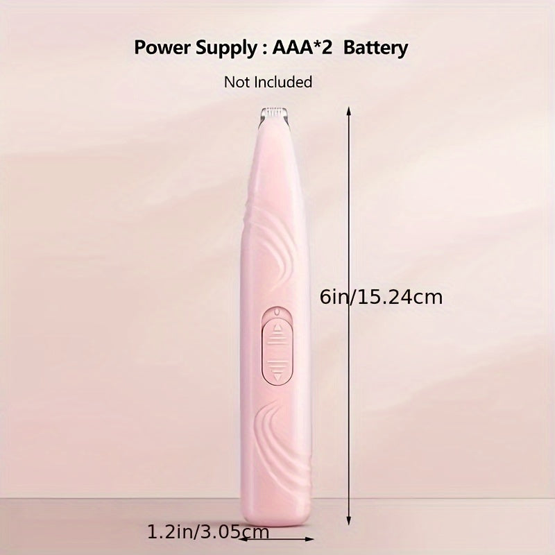 [Cordless Trimmer for Pet Grooming] Dog Paw Trimmer, Cordless Electric Small Pet Grooming Scissors, Low Noise, for Trimming Hair Around Paws, Eyes, Ears, Face, and Buttocks