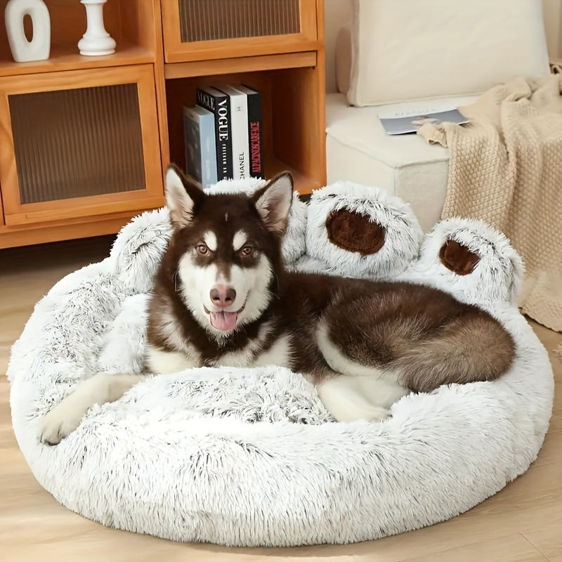 [Long-haired Pet Bed] Soft 60/70/90/110CM Long-haired Pet Bed - 1Pc Dog Beds for Small, Medium, Large Dogs - Warm Christmas Present