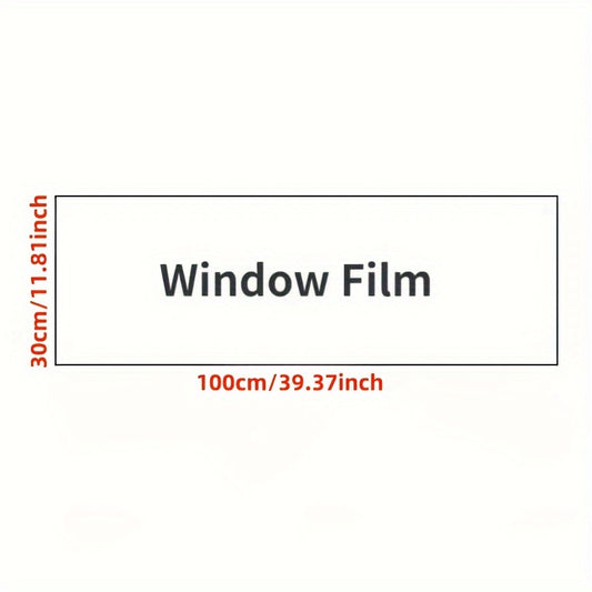 1 Roll Heat Insulation Window Film for Office & Home - Anti-Peeping Privacy, Protection & Sunshade, One-Way View, Easy & Stick PET Film, 2mil Thick Contemporary Design, Privacy Window Film, Architectural Integration, Durable