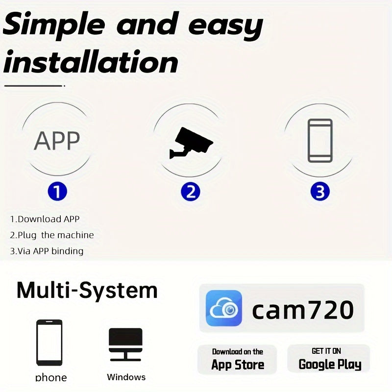 JOOAN 1080P Full HD Security Camera with Color Night Vision, Two-Way Audio, Motion Detection, Auto Tracking, WiFi Connectivity, App Control for Home Safety - Ideal for Youngsters, Elderly, and Pets