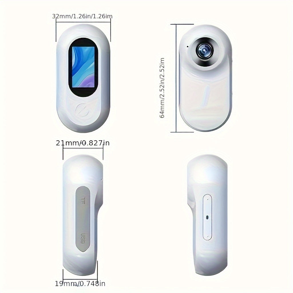 [HD 1080P | Infrared] omLife HD 1080P Pet Collar Camera | 1pc with 8GB SD Card, USB Rechargeable, Infrared Sensor, Portable Indoor/Outdoor Video Camera for Cats & Dogs, Black, Indoor Pet Monitoring, Sleek Design, Durable Cons